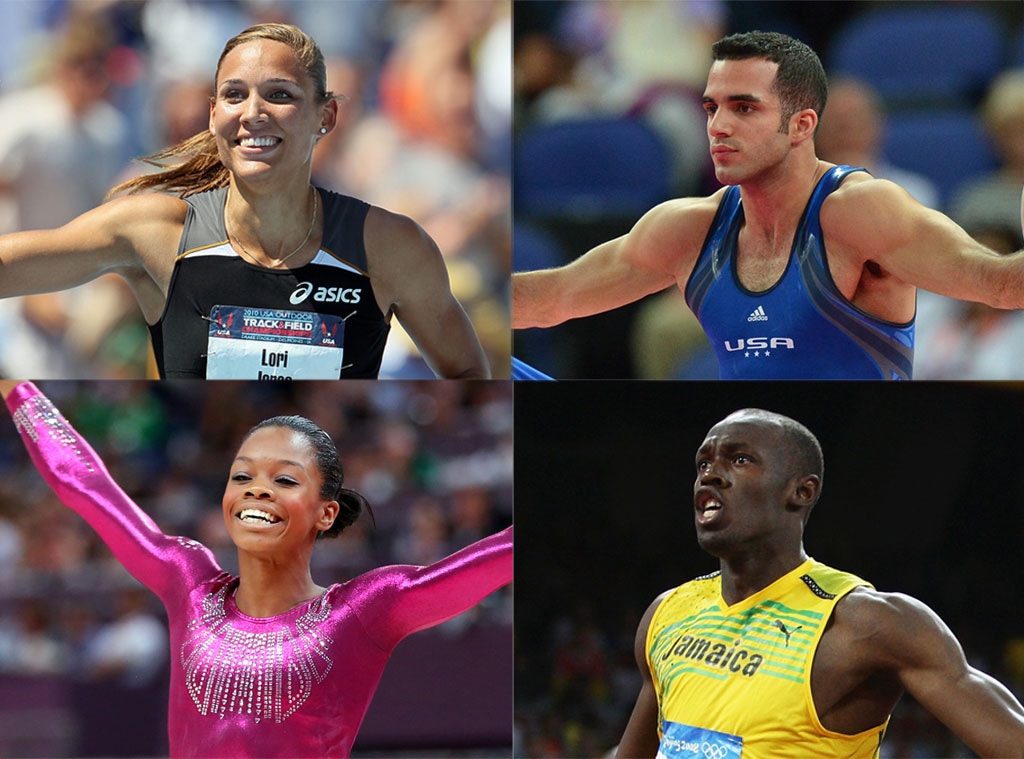 Lolo Jones, Danell Leyva, Gabby Douglas, Usain Bolt, Olympics