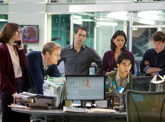 Newsroom, Emily Mortimer, Jeff Daniels, Thomas Sadoski, Olivia Munn, Dev Patel, John Gallagher, Jr.