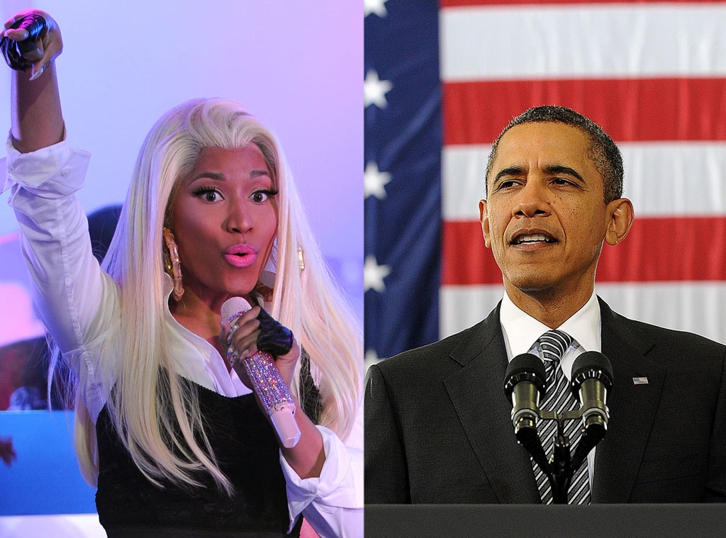 Nicki Minaj, President Barack Obama