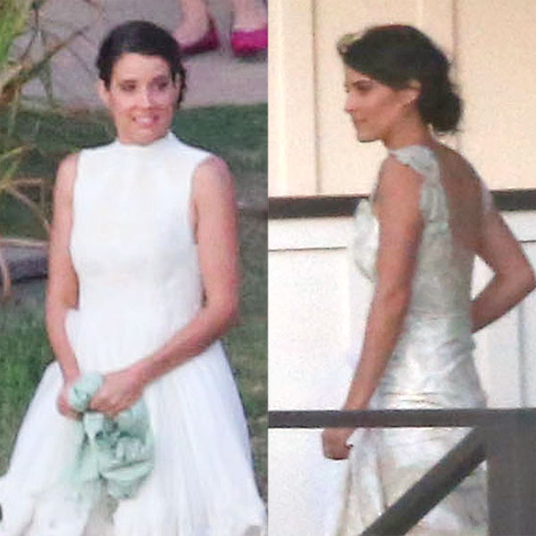 See Cobie Smulders Two Wedding Dresses