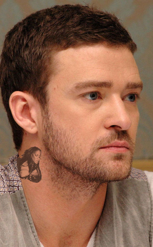 Justin Timberlakes Tattoos  Tattoo for a week
