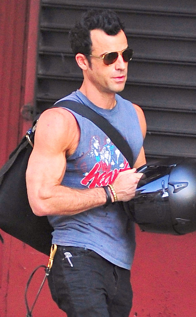 Justin Theroux From Bulging Biceps E News 