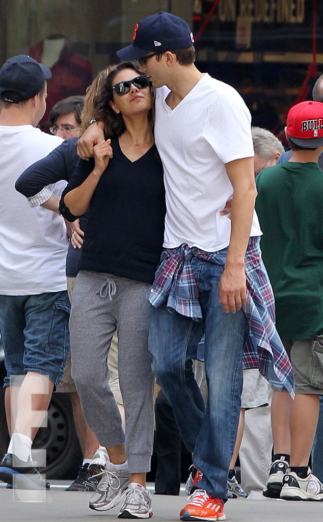 Photo 217081 from Ashton Kutcher & Mila Kunis PDA in NYC E! News