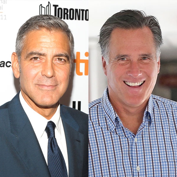 George Clooney, Mitt Romney