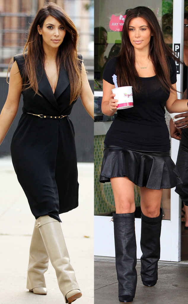 Givenchy “Podium” Black Calf Hair Wedge Sandal Kardashian Style Celebrity