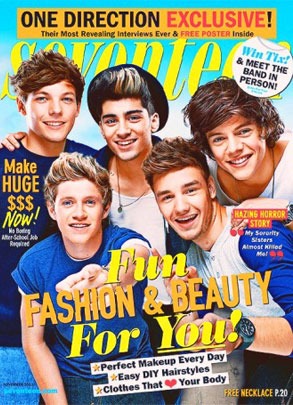 One Direction, Seventeen Magazine