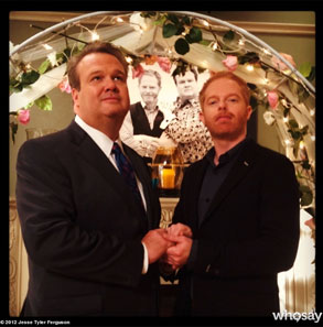 Eric Stonestreet, Jesse Tyler Ferguson, Modern Family Twit Pic