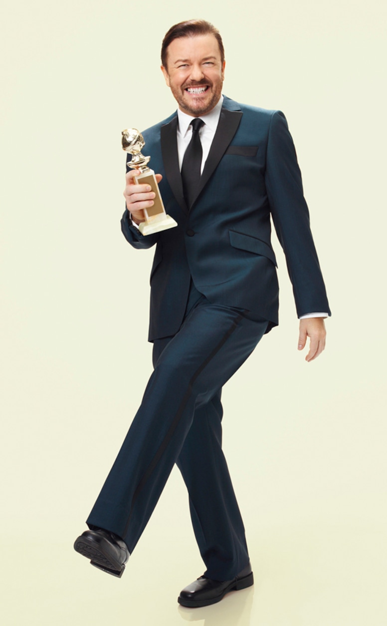 Ricky Gervais, Golden Globes