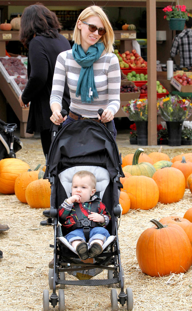 January Jones And Xander From Mommy And Me Celeb Fashion All Stars E News