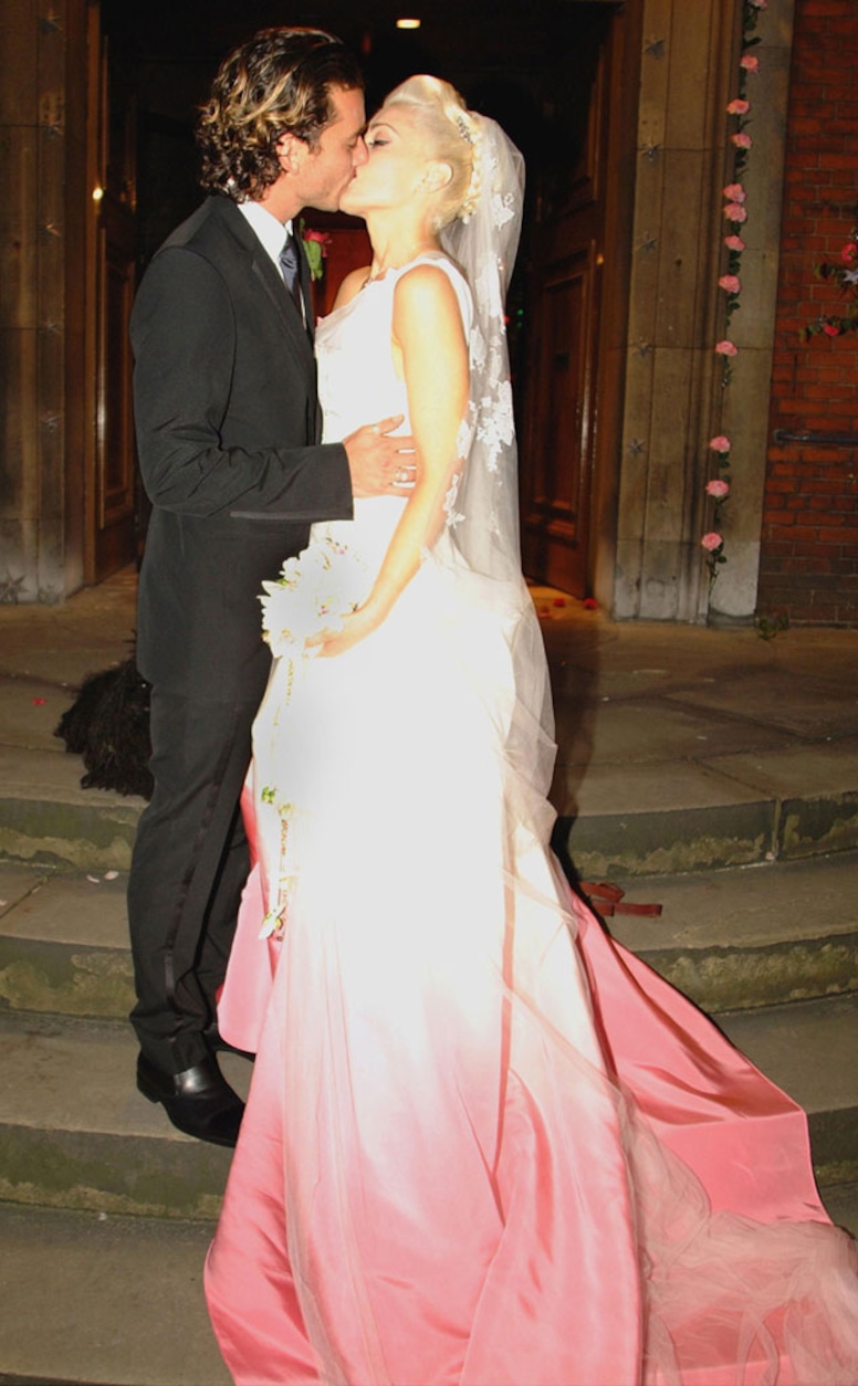 Gwen Stefani, Gavin Rossdale, Wedding, 2002