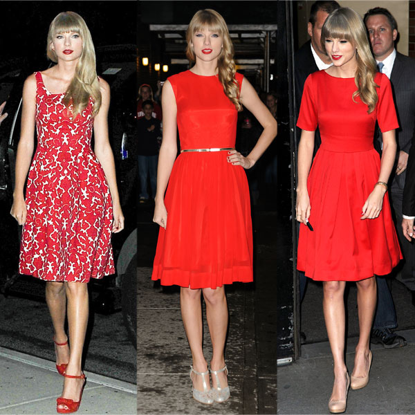 taylor swift red outfit