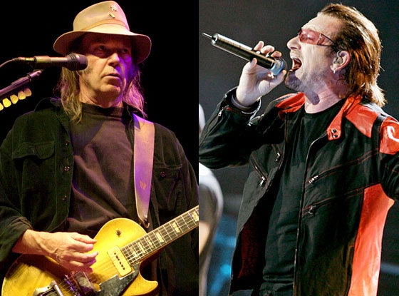 Bono, Neil Young