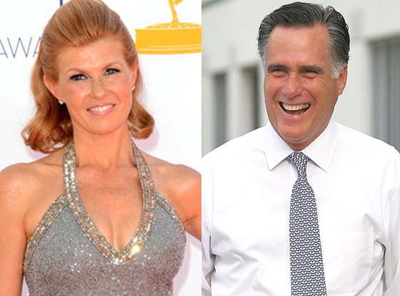 Connie Britton, Mitt Romney 