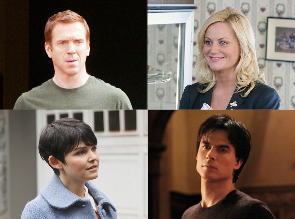Ginnifer Goodwin, Once Upon a Time, Ian Somerhalder, Vampire Diaries, Amy Poehler, Parks and Rec, Damian Lewis, Homeland