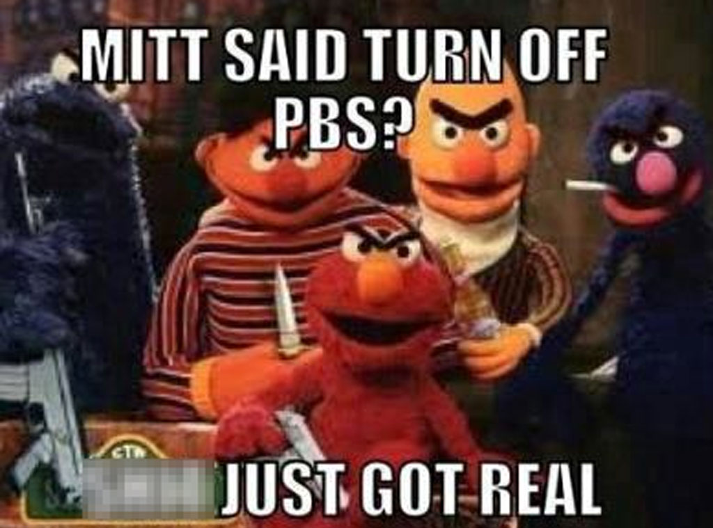 Photo 222043 From Big Bird Vs Mitt Romney Best Of The Memes E News