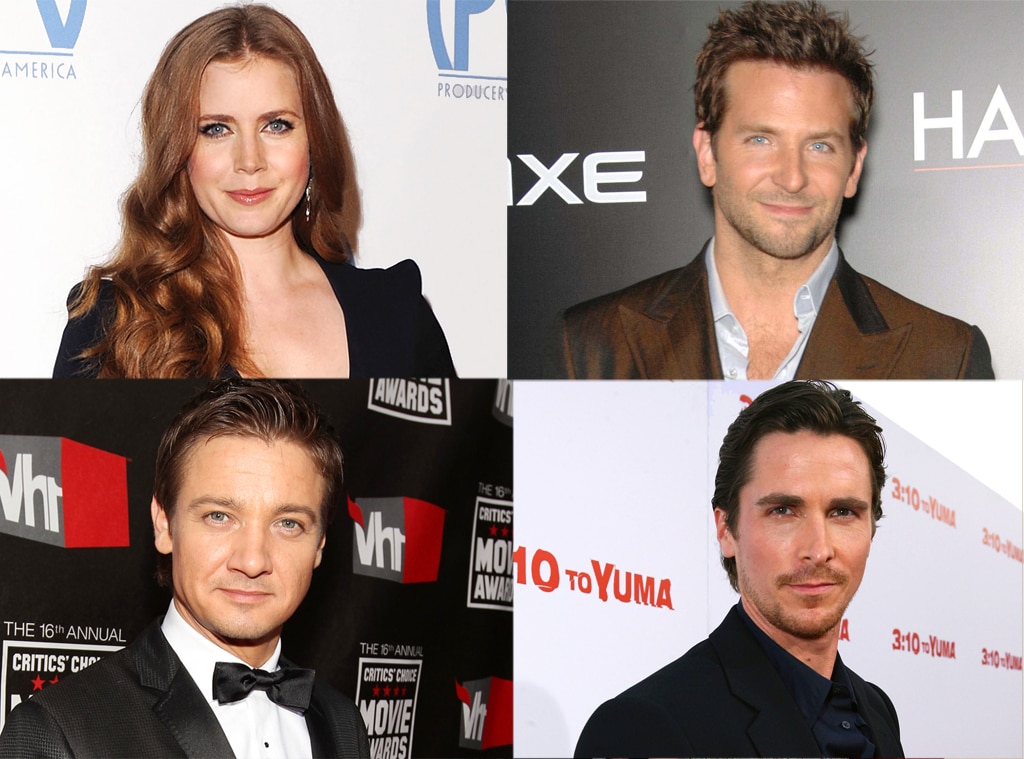 Bradley Cooper, Jeremy Renner, Amy Adams & Christian Bale from Casting ...