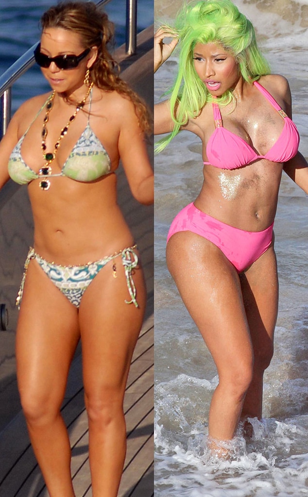 Lets Go To The Beach Each From Mariah Carey And Nicki Minaj Fashion