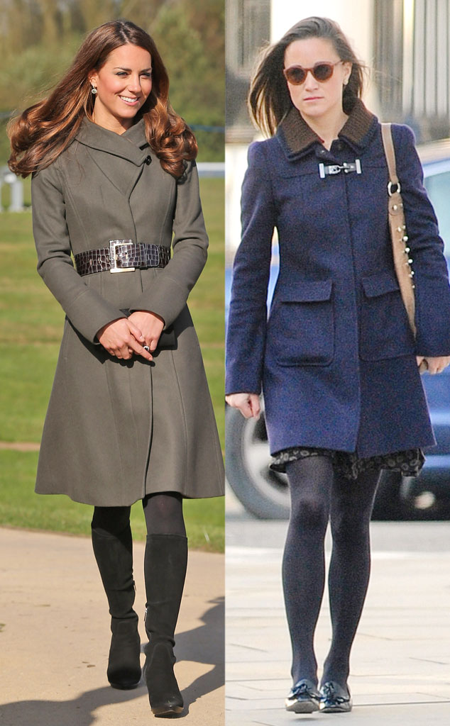 Fall Coat Face-Off: Kate Middleton vs. Pippa Middleton - E ...