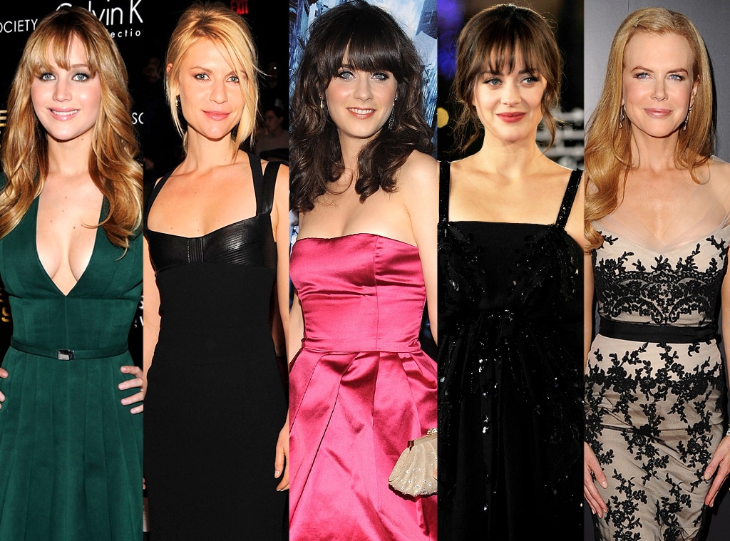 Jennifer Lawrence, Claire Danes, Zooey Deschanel, Marion Cotillard, Nicole Kidman