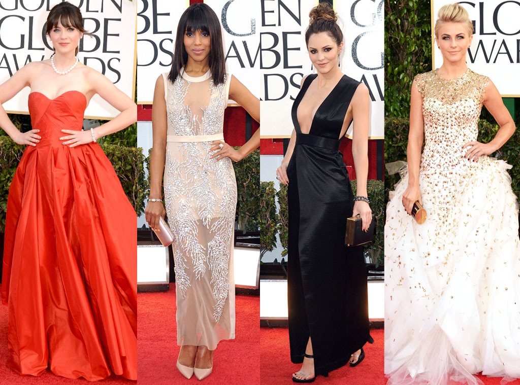 Kerry Washington, Julianne Hough, Zooey Deschanel, Katharine McPhee, Best Dressed Split