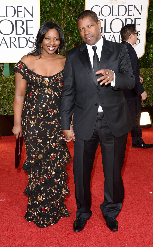 Denzel & Olivia Washington from 2013 Golden Globes: Arrivals | E! News