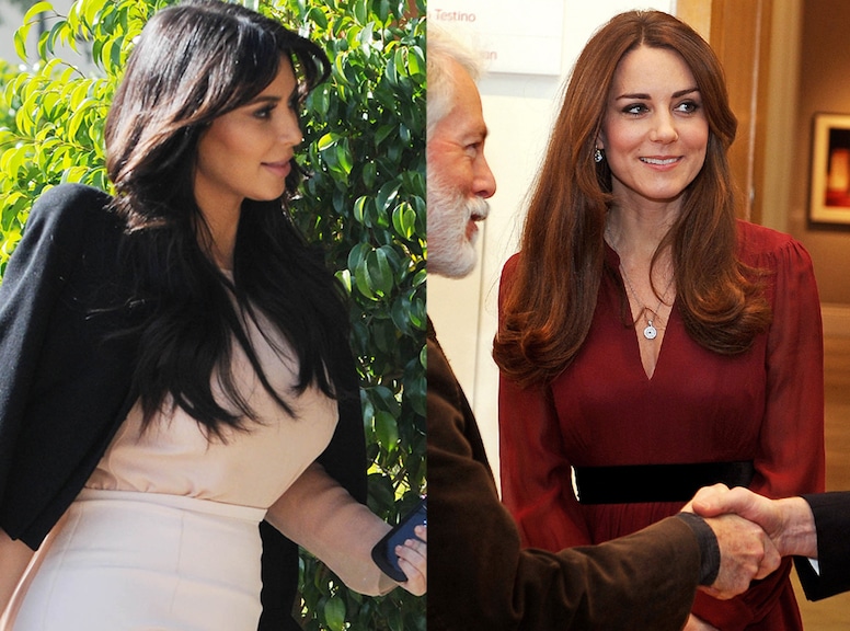 Kim Kardashian, Duchess Catherine, Kate Middleton