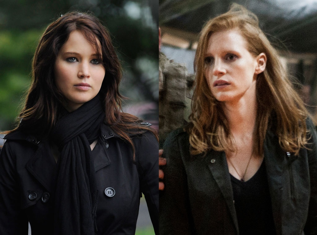 Zero Dark Thirty, Jessica Chastain, Jennifer Lawrence, Silver Linings Playbook