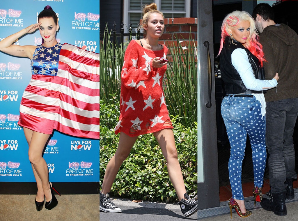 Katy Perry, Miley Cyrus, Christina Aguilera