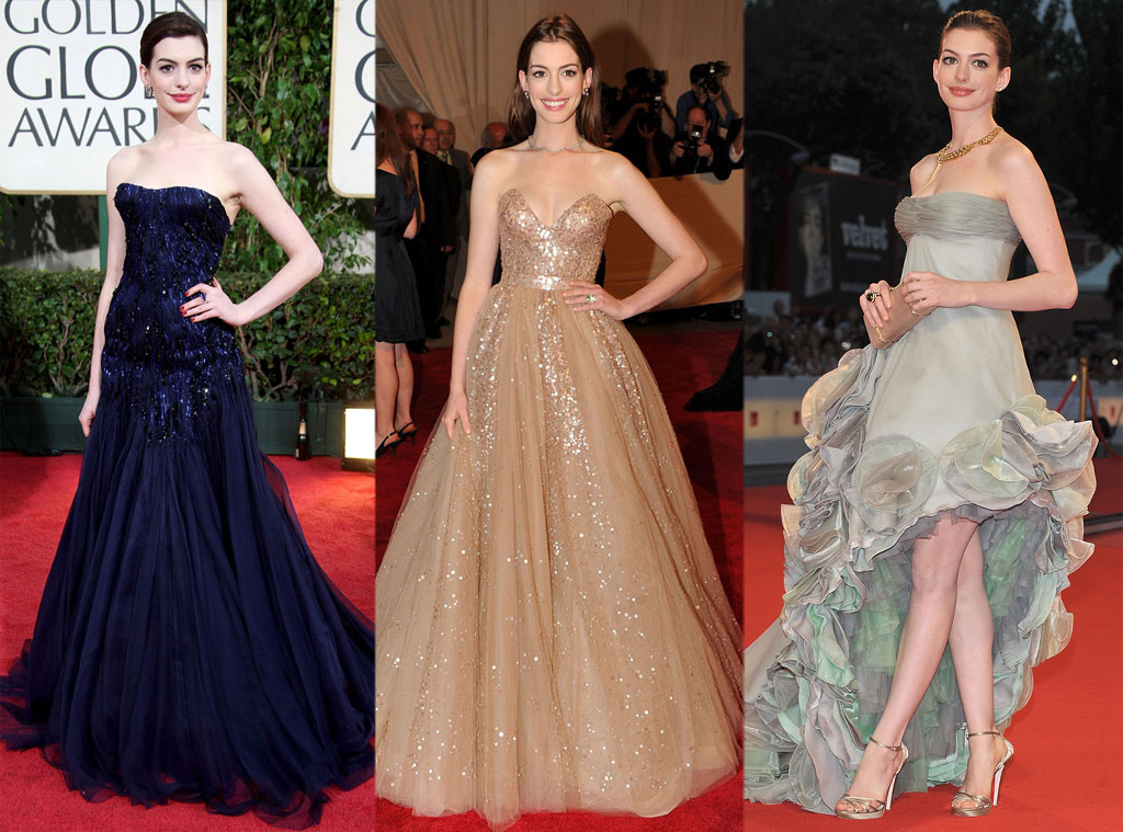 Golden Globes Countdown! Anne Hathaway's Top 10 Red Carpet ...