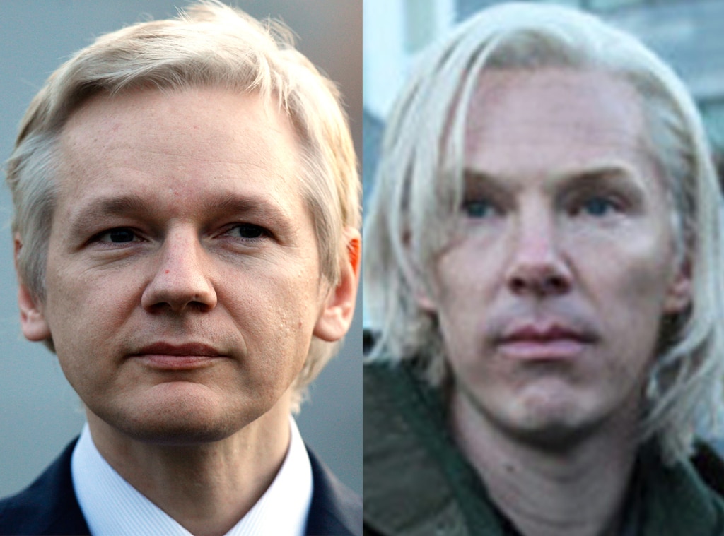 Benedict Cumberbatch as Julian Assange from Stars Playing Real People