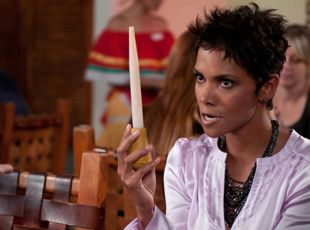 Halle Berry Dips Breasts in Guacamole in New Movie? Not Exactly - E! Online
