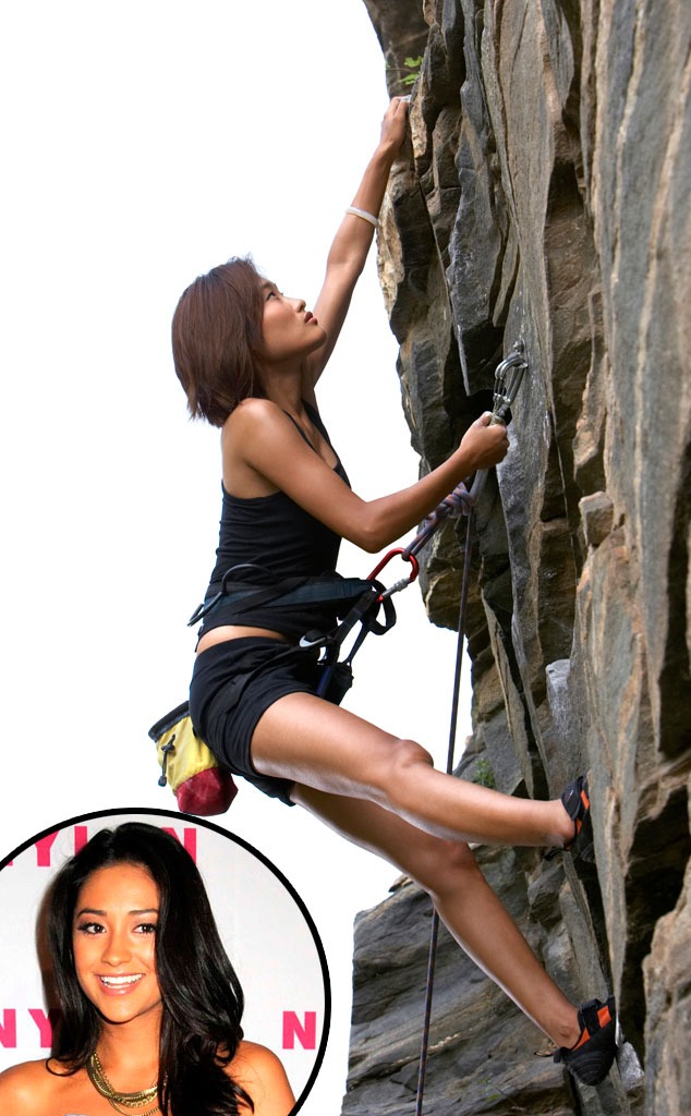 Shay Mitchell, Rock climbing