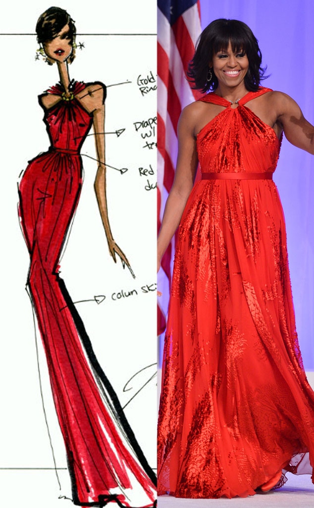 See Jason Wu's Original FLOTUS Dress Sketch See Jason Wu's Original FLOTUS Dress Sketch