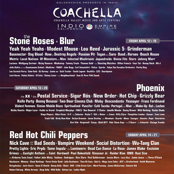Coachella Lineup Revealed 5 MustSee Acts E! Online