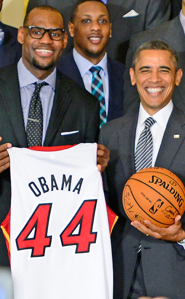 President Obama & LeBron James from Stars Meet the President | E! News