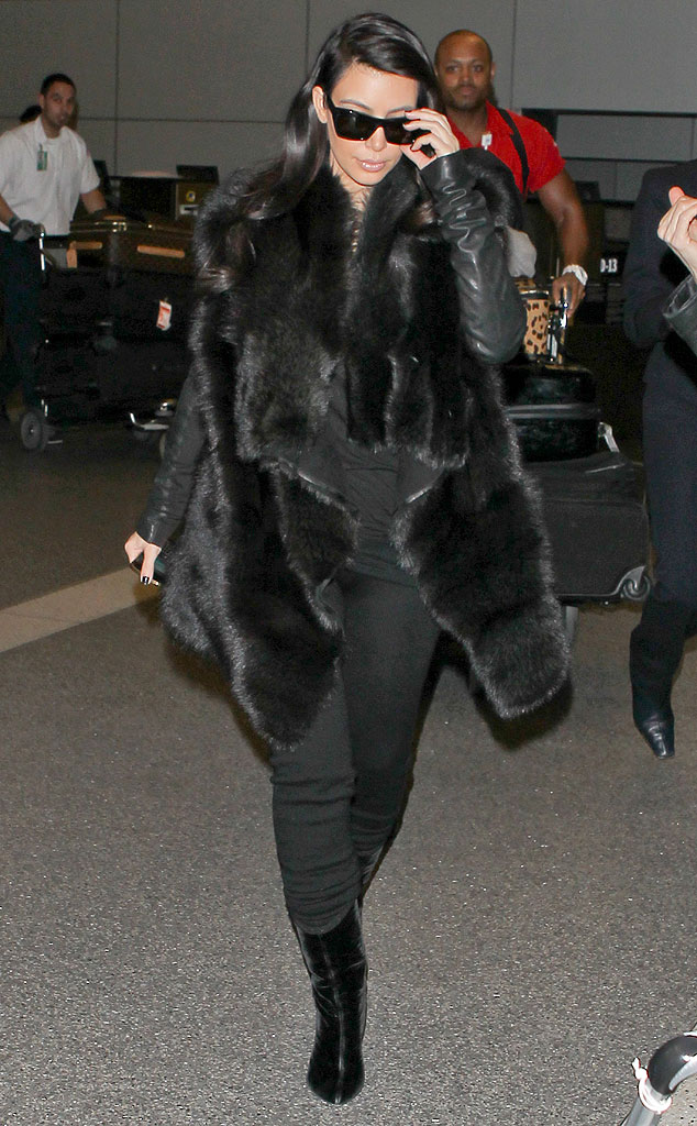Baby, It's Cold Outside from Kim Kardashian's Pregnancy Style | E! News