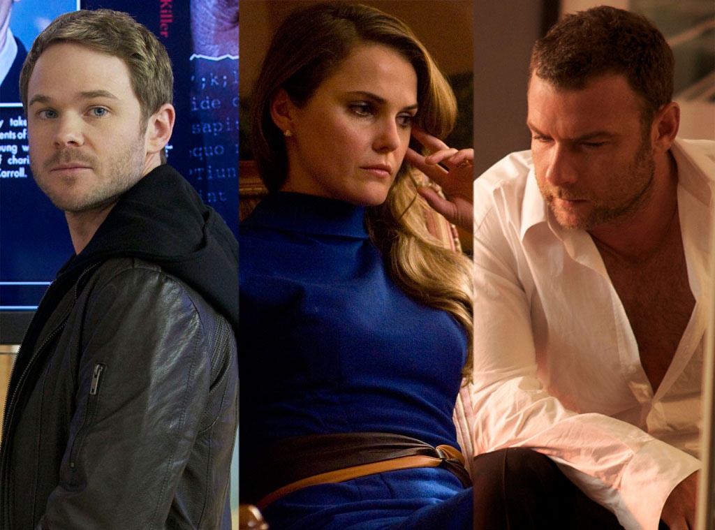 James Purefoy, The Following,  Keri Russell, The Americans,  Liev Schreiber, Ray Donovan