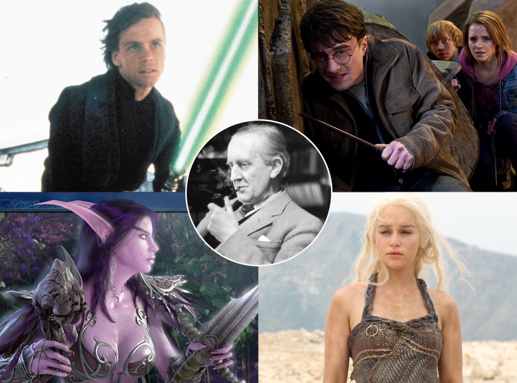 J.R.R. Tolkien, Star Wars, Harry Potter, World of Warcraft, Game of Thrones