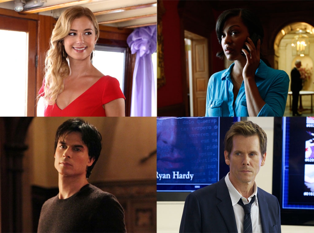 Ian Somerhalder, The Vampire Diaries, Emily VanCamp, Revenge, Kevin Bacon, The Following, Meagan Good, Deception