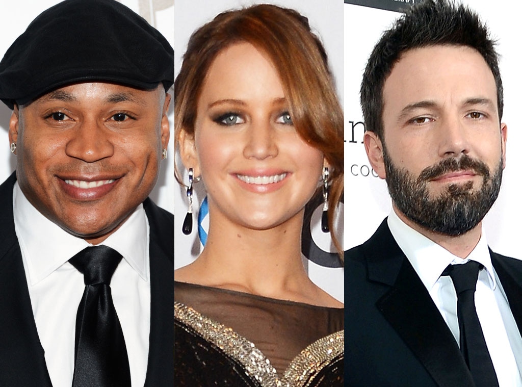 Jennifer Lawrence, LL Cool J, Ben Affleck