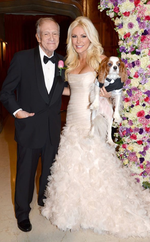 Crystal Harris, Hugh Hefner, Wedding Dress