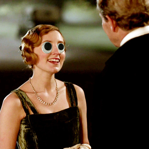 Latest Downton Abbey Meme GooglyEyed Edith E! Online