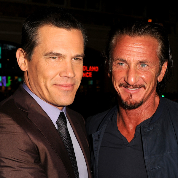 Josh Brolin Cuddles Up With Sean Penn at Gangster Squad Premiere
