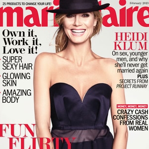 Heidi Klum Covers Marie Claire, Talks Getting Wild And Crazy In The ...