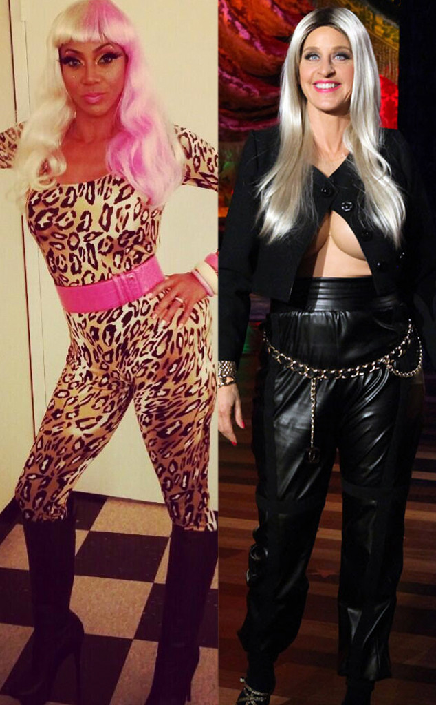 Ellen DeGeneres vs. Holly Robinson Peete Whose Nicki Minaj Halloween