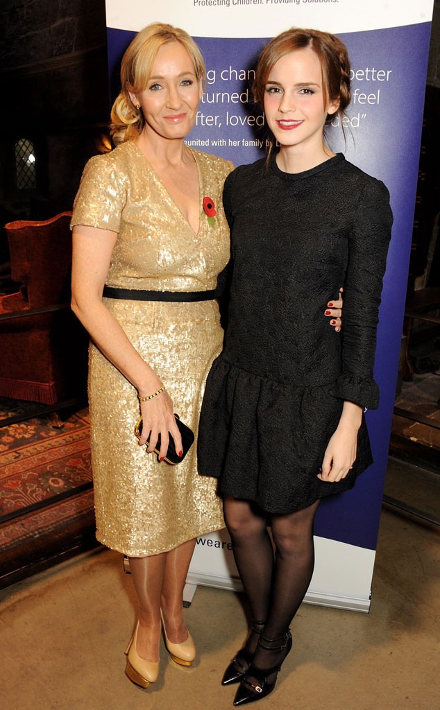 J.K. Rowling, and Emma Watson 