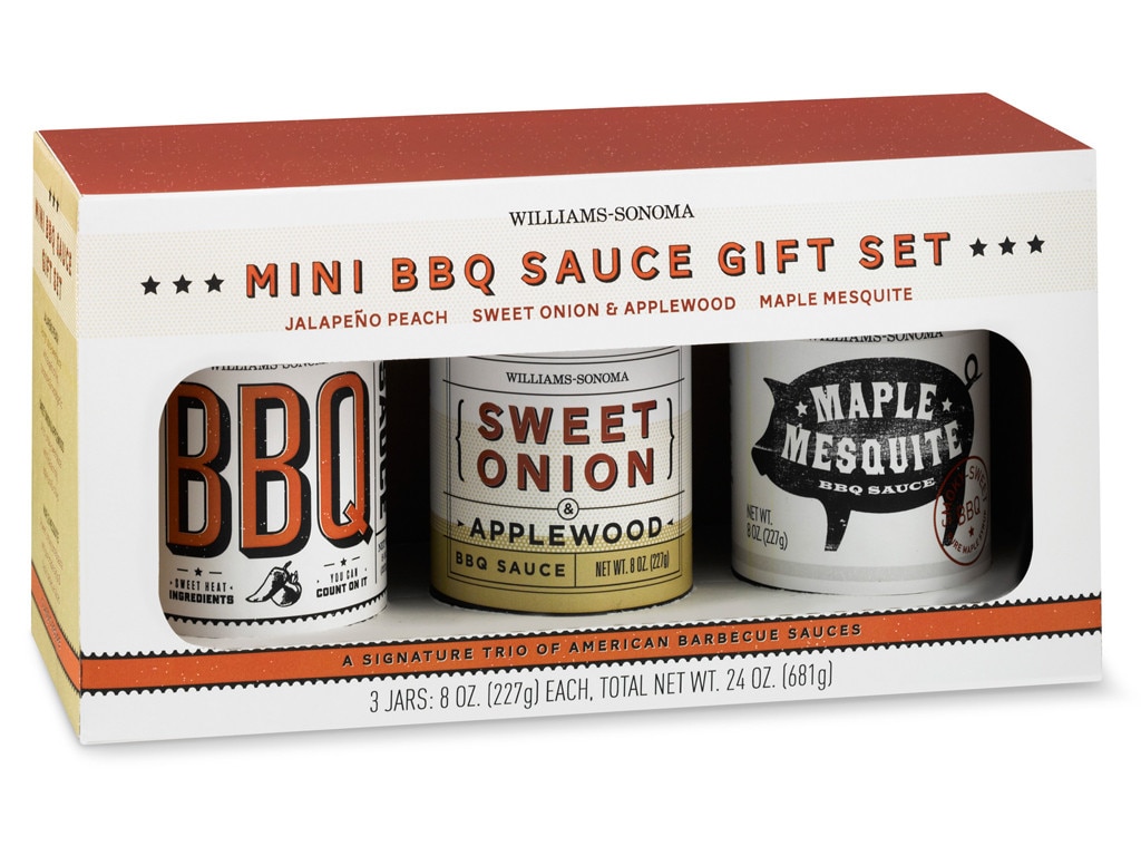 WilliamsSonoma Mini BBQ Sauce Set from Guy's Gift Guide 2013 E! News