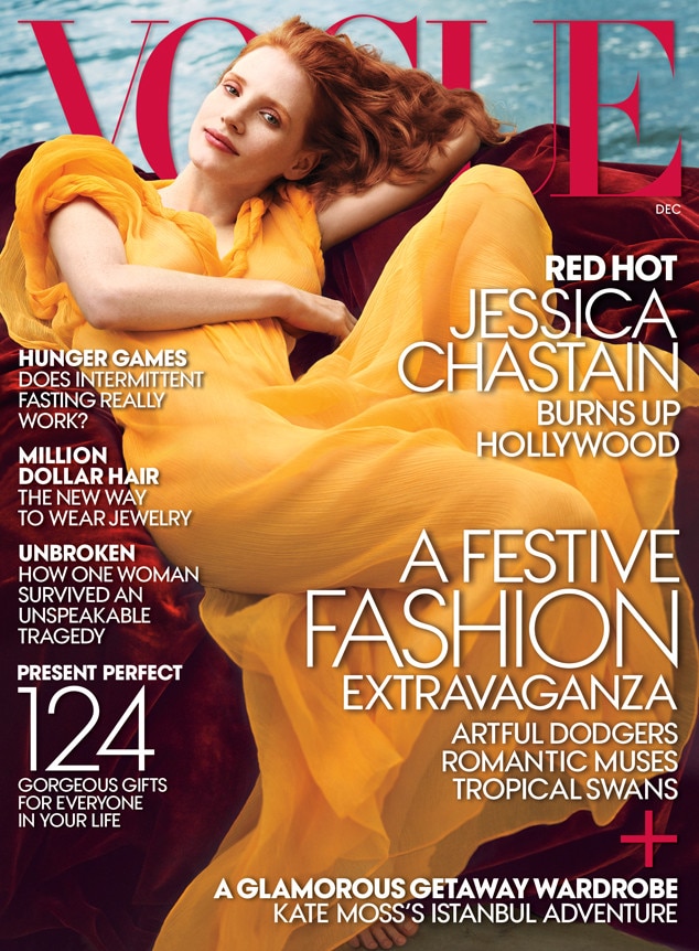 Jessica Chastain from Stars' First Vogue Covers | E! News