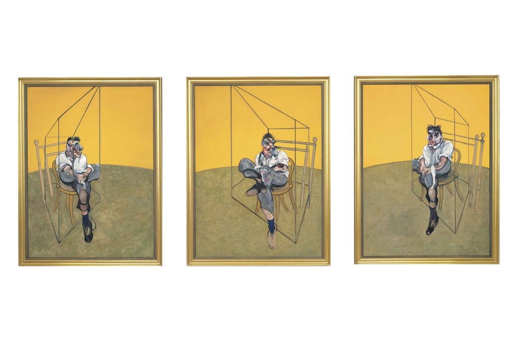 Francis Bacon, Three Studies of Lucien Freud
