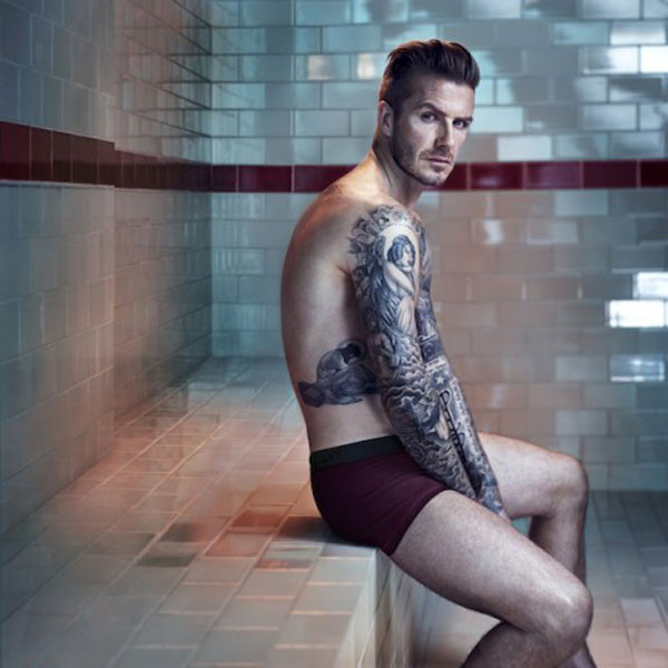 David Beckham Shares Sexy H&M Holiday Ads - E! Online